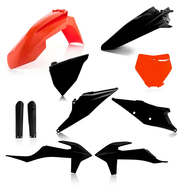 AC Plastic Full Kits Sx/Sxf 2019 Black/Orange 