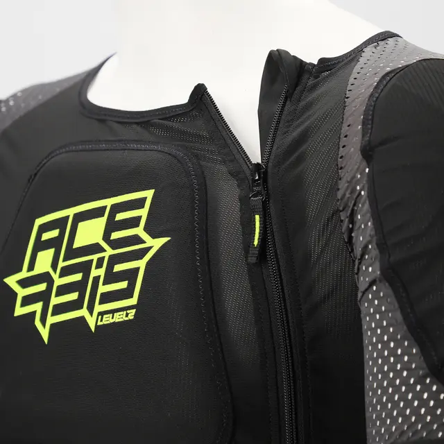 AC Body Armour X-Air Jacket Level 2,L/XL Black/Yellow 