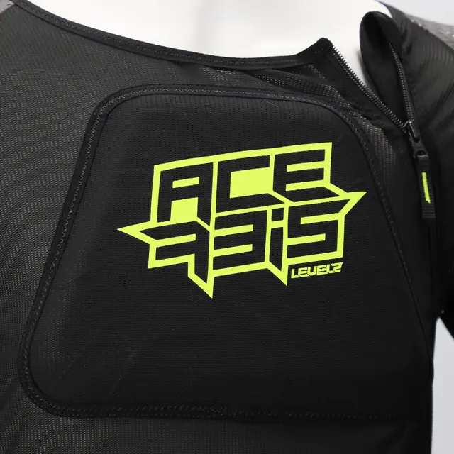 AC Body Armour X-Air Jacket Level 2,L/XL Black/Yellow 