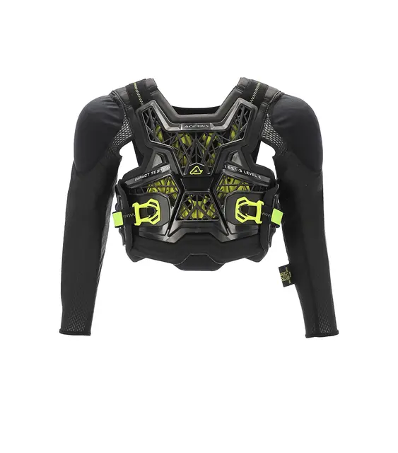 AC Body Armour Specktrum Jr Lev 2 Black/Yellow, S/M 