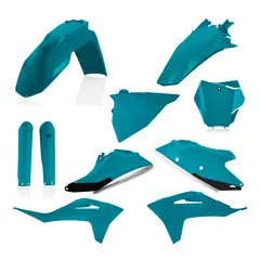 AC Plastic Full Kits Gasgas Mc/Mcf21 Fluo Green