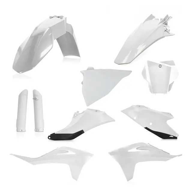 AC Plastic Full Kits Gasgas Mc/Mcf21 White/Black 