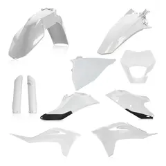 AC Plastic Full Kits Gasgas Ec/Ecf21 White/Black