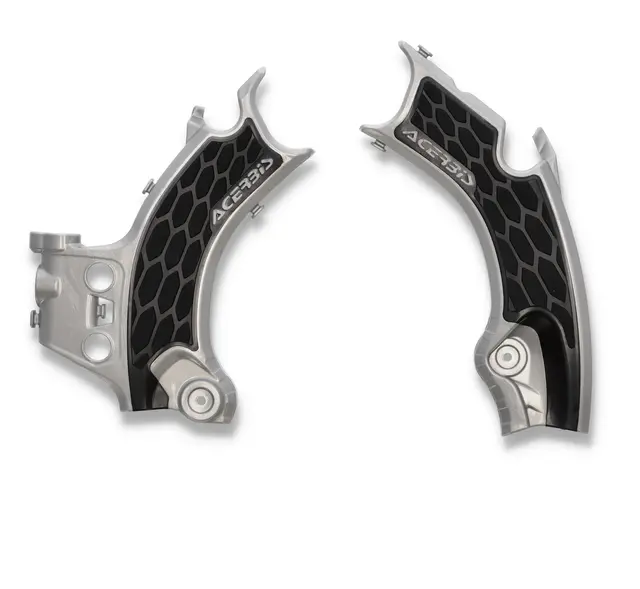AC Frame Protec. X-Grip Honda Crf450 21 Silver/Black 