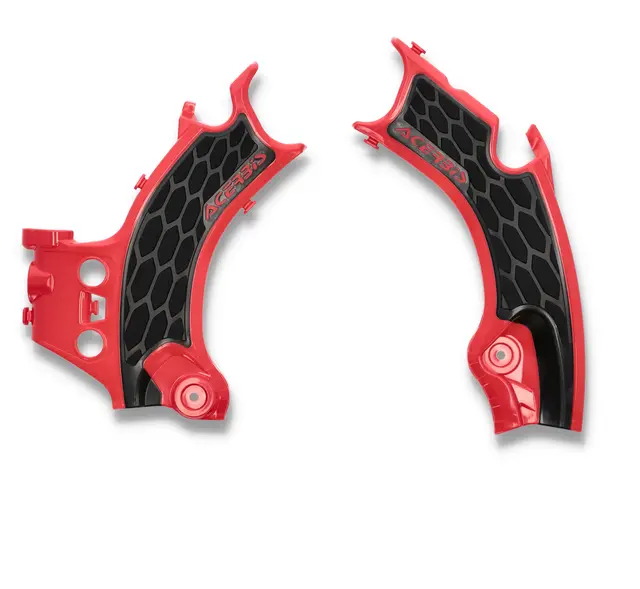 AC Frame Protec. X-Grip Honda Crf450 21 Red/Black 