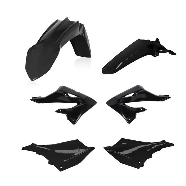 AC Plastics Kit Yamaha Yz125 22 Black 