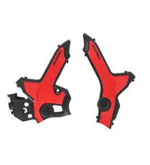AC Frame Protec. X-Grip Honda Crf300L 21 Black/Red