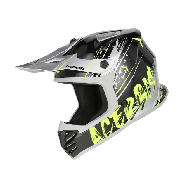 AC Helmets Profile Junior, 50 Black/Fluo Yellow 
