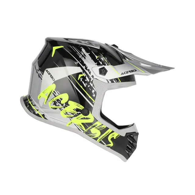 AC Helmets Profile Junior, 50 Black/Fluo Yellow 