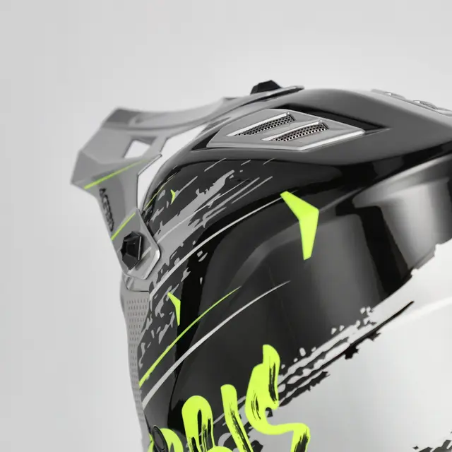 AC Helmets Profile Junior, 50 Black/Fluo Yellow 