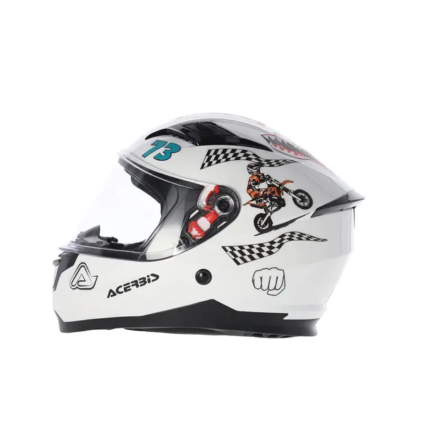 AC Helmet Carlino Kid 2206 White, 3XS/50 