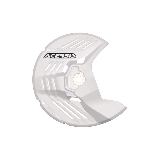 AC Front Disc Cover Linear J White 