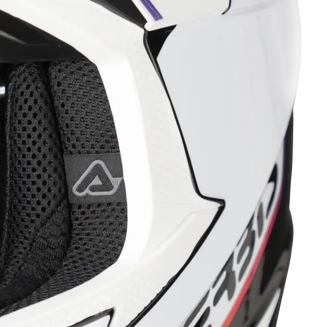 AC Helmets T711, XS White/Black 