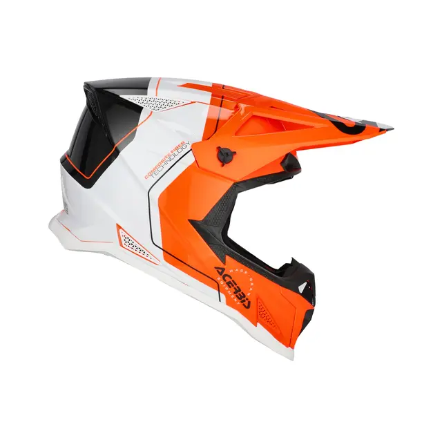 AC Helmets T711, M Orange Flou / Black 