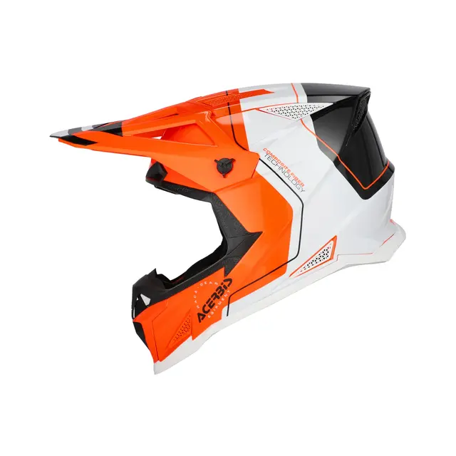 AC Helmets T711, M Orange Flou / Black 