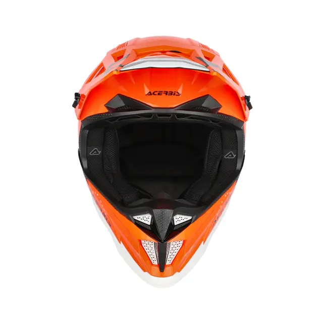AC Helmets T711, M Orange Flou / Black 