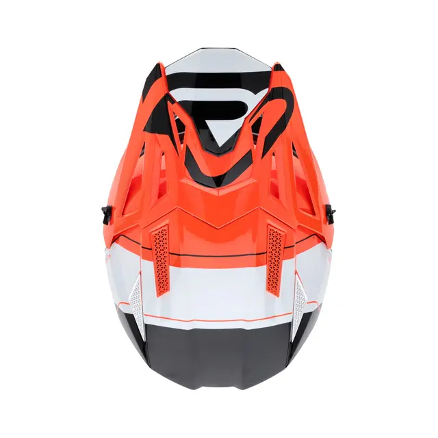 AC Helmets T711, M Orange Flou / Black 