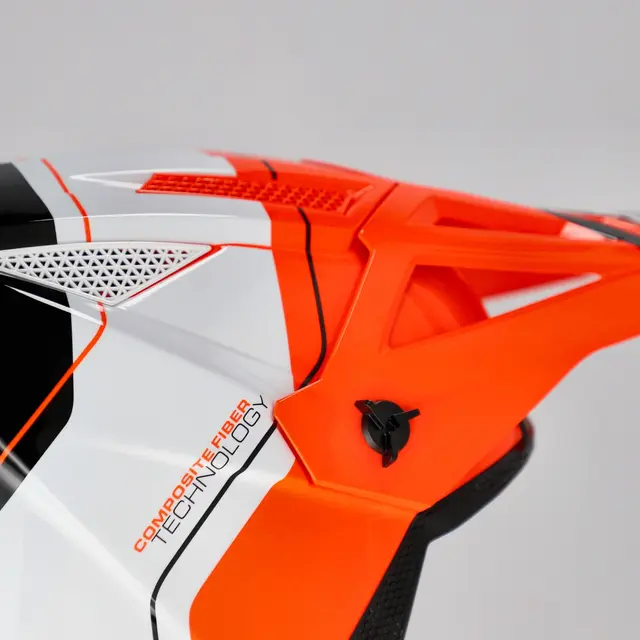 AC Helmets T711, M Orange Flou / Black 