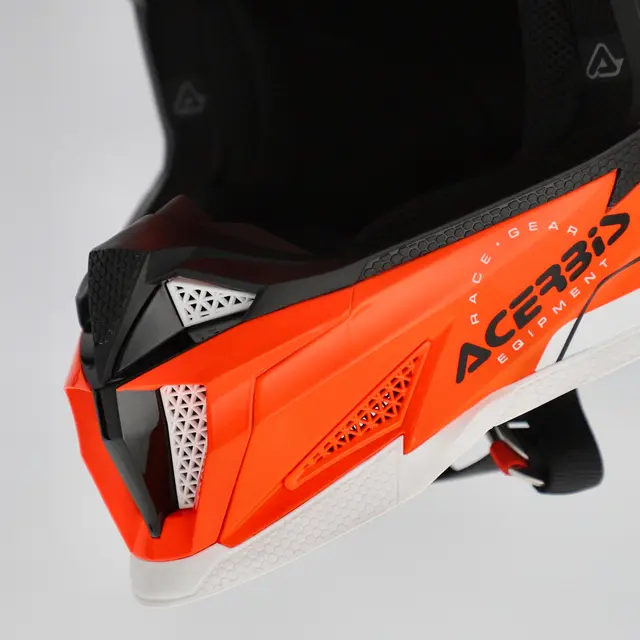 AC Helmets T711, M Orange Flou / Black 