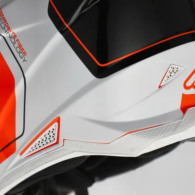 AC Helmets T711, M Orange Flou / Black 