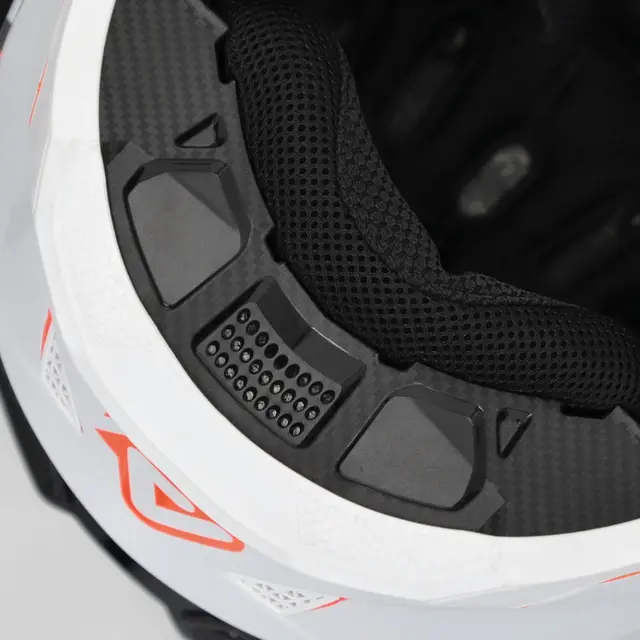 AC Helmets T711, M Orange Flou / Black 