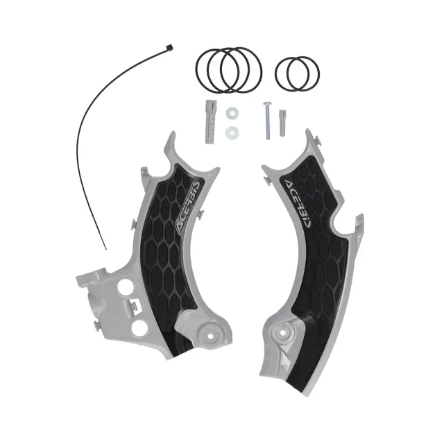 AC Frame Protector For H Crf450 25 Silver/Black 