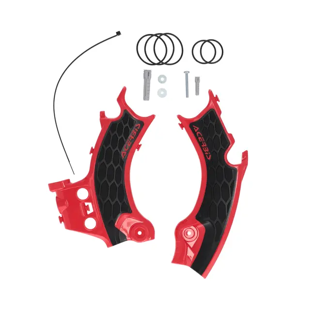 AC Frame Protector For H Crf450 25 Red/Black 