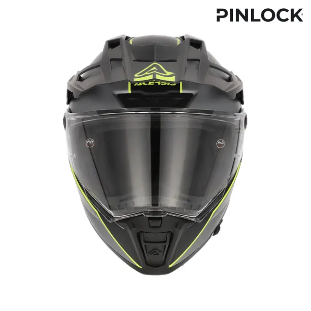 AC Helmet Attack Grey/Yellow, XS 