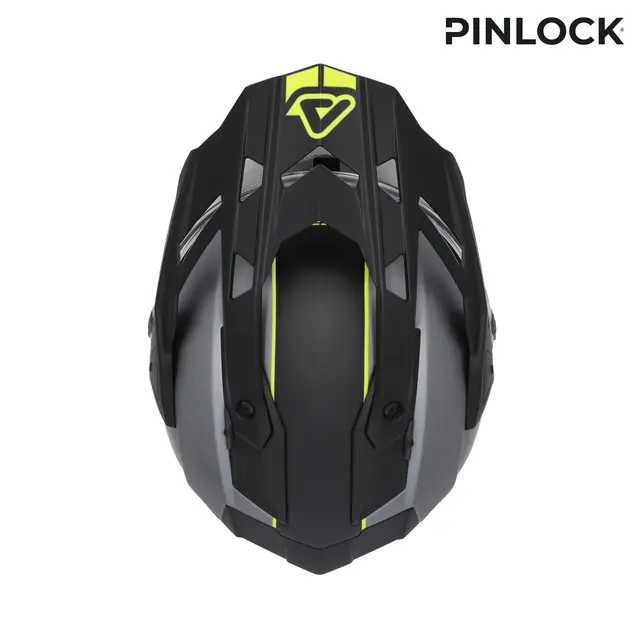 AC Helmet Attack Grey/Yellow, XS 