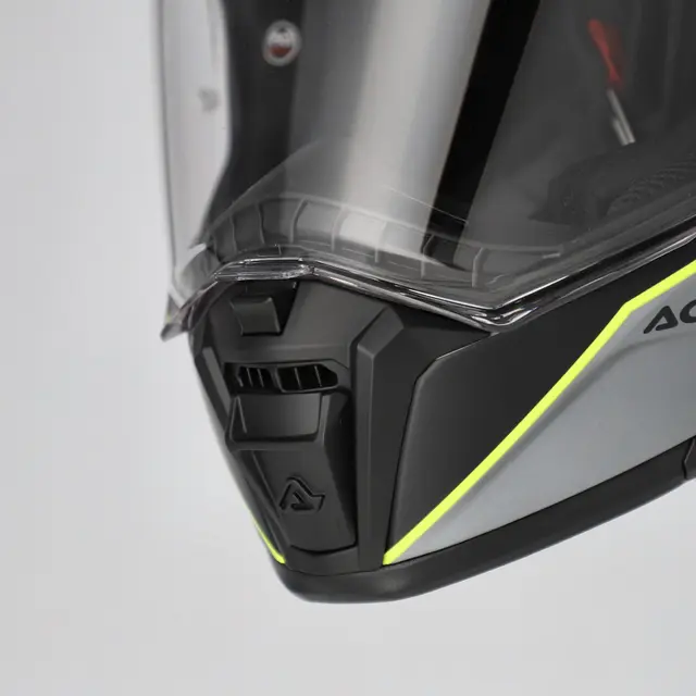 AC Helmet Attack Grey/Yellow, XS 