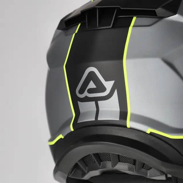 AC Helmet Attack Grey/Yellow, XS 