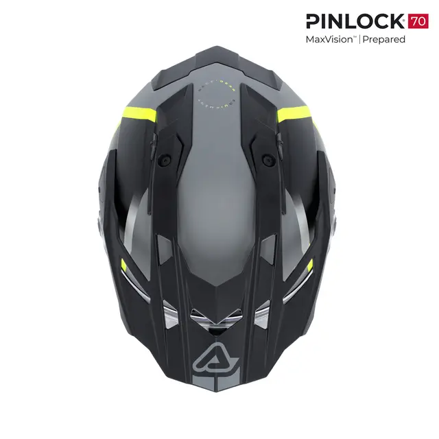 AC Helmet Attack, M Black/Fluo Yellow 