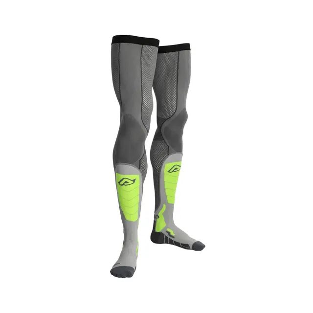 AC Socks X-Leg Pro Vented, L/XL Grey/Yellow 