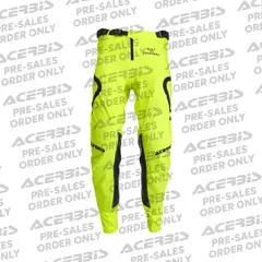 AC Pants MX Track 2.0 Fluo Yellow, 28