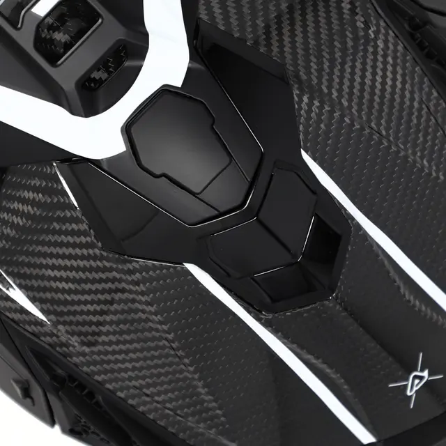 AC Helmet Airstrike-C, M Black/White 