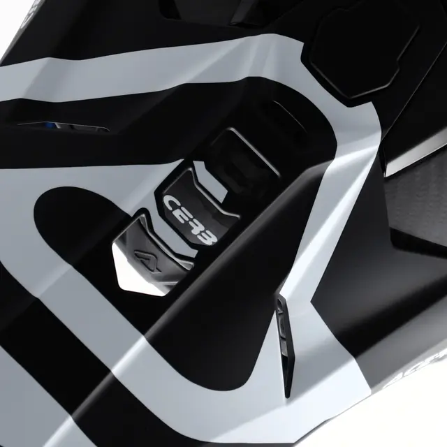AC Helmet Airstrike-C, M Black/White 