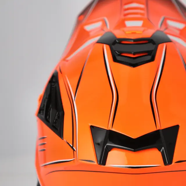 AC Helmet Airstrike-X, M Orange/Grey 