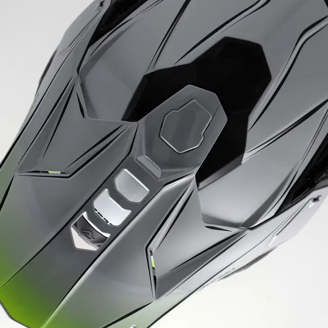 AC Helmet Airstrike-X, M Grey/Yellow 
