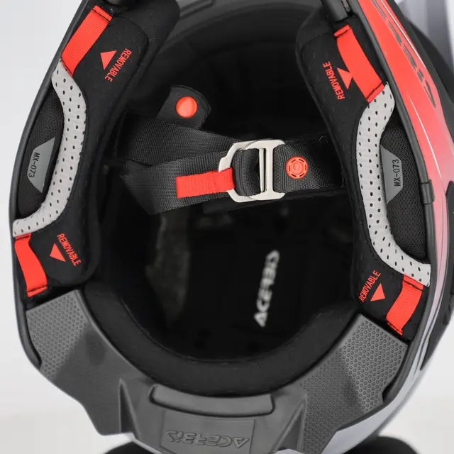 AC Helmet Airstrike-X Grey/Red, XS 