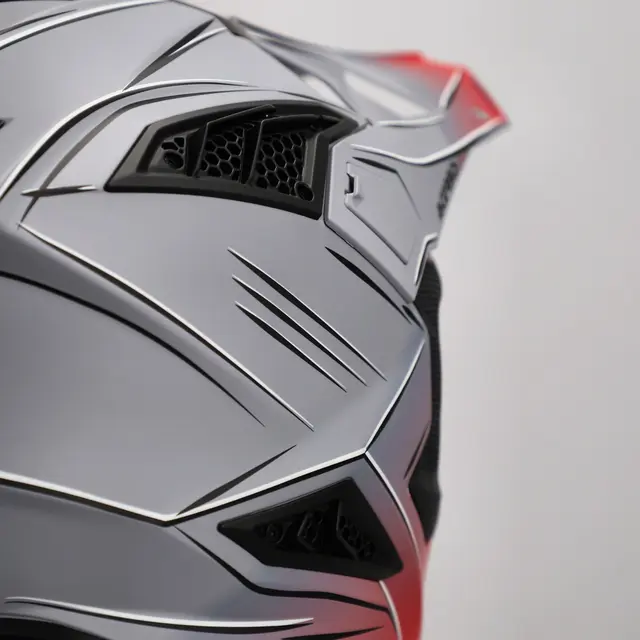 AC Helmet Airstrike-X Grey/Red, XS 