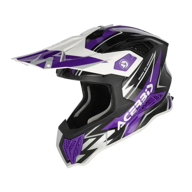 AC Helmet Airstrike-X Black/Purple, S 