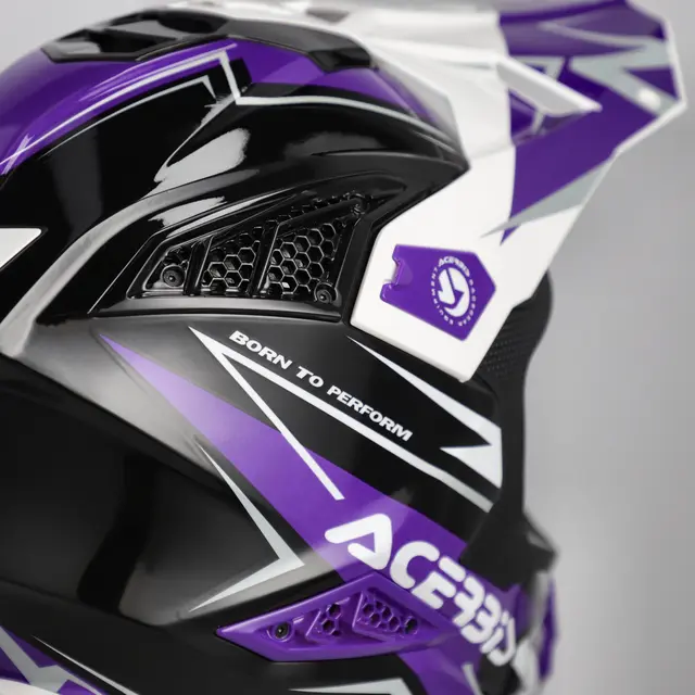 AC Helmet Airstrike-X Black/Purple, S 