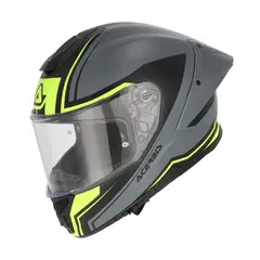 AC Helmet Tarmak-X Grey/Yellow, XS/54