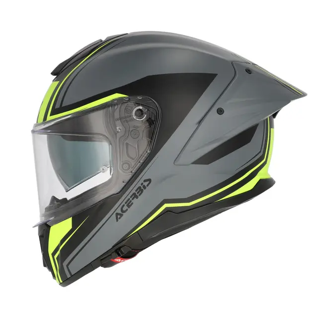 AC Helmet Tarmak-X Grey/Yellow, XS/54 