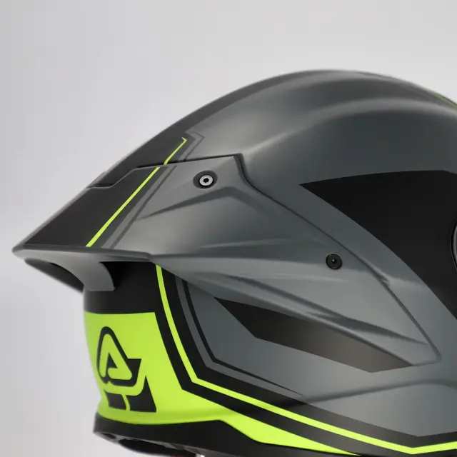 AC Helmet Tarmak-X Grey/Yellow, XS/54 