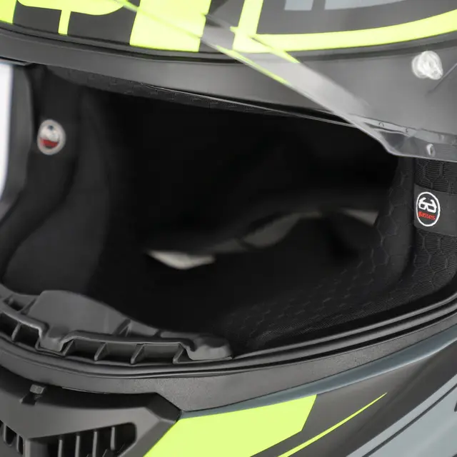 AC Helmet Tarmak-X Grey/Yellow, XS/54 
