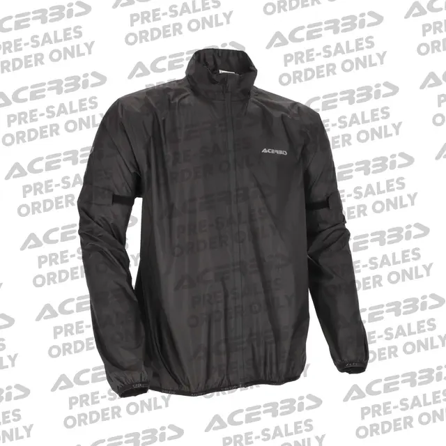 AC RAIN JACKET MICRO PACK BLACK 