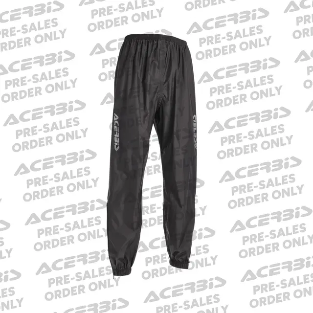 AC RAIN PANTS MICRO PACK BLACK 