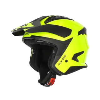 AC Helmet Jet Aria Evo Yellow 2