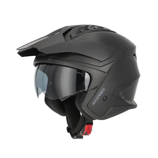 AC Helmet Jet Aria Evo Black, XS 